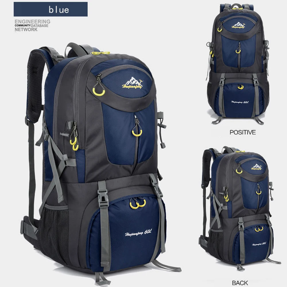 

40L/50L/60L Outdoor Sport Bags Hiking Backpack Rucksacks Waterproof Backpack Men Women Outdoor Large Camping Backpack Gym Bags