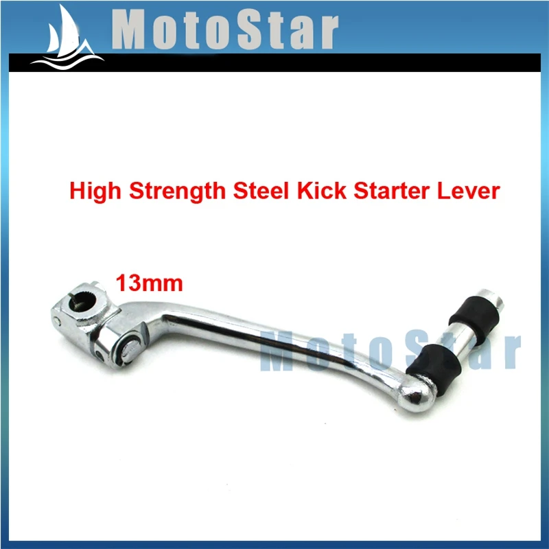 13mm Kick Starter Lever For Chinese 50cc 70cc 90cc 110cc 125cc Lifan Zongshen YX SSR Thumpstar DHZ YCF BSE Pit Dirt Bike