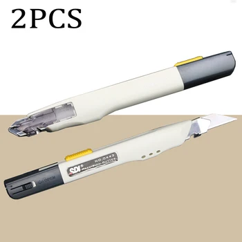 Cutter Utility Knife Multifunction Japanese #8222 GOOD DESIGN #8221 Precision Blades 9mm For Engraving Box Paper Mini Metal Art Tool Knits tanie i dobre opinie CN (pochodzenie) 0443c