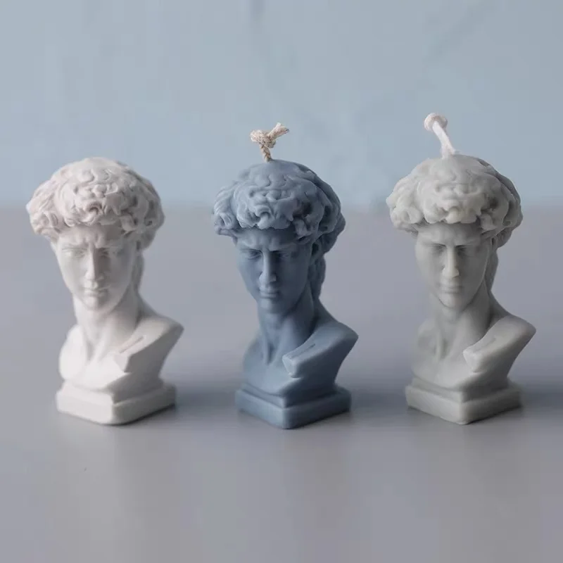 Форма для свечей 3d Давида богиня музыкант знаменитостей штукатурка статуя