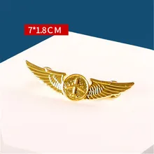  Classic Vintage USAF Wings Military Pilot Metal Eagle  Badge Alloy Airplane Brooch Pins For Cosplay Decoration 