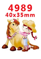 30 шт мультяшный персонаж плоское украшение из смолы PR 3748 - Цвет: 4989