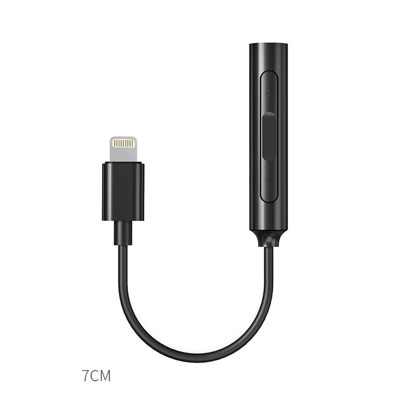 Усилитель FiiO DAC i1 80 см/7 см для Apple для iPhone MFI FiiO 3,5 мм для наушников lightning dac улучшает качество звука кабель - Цвет: Short Cable(7CM)