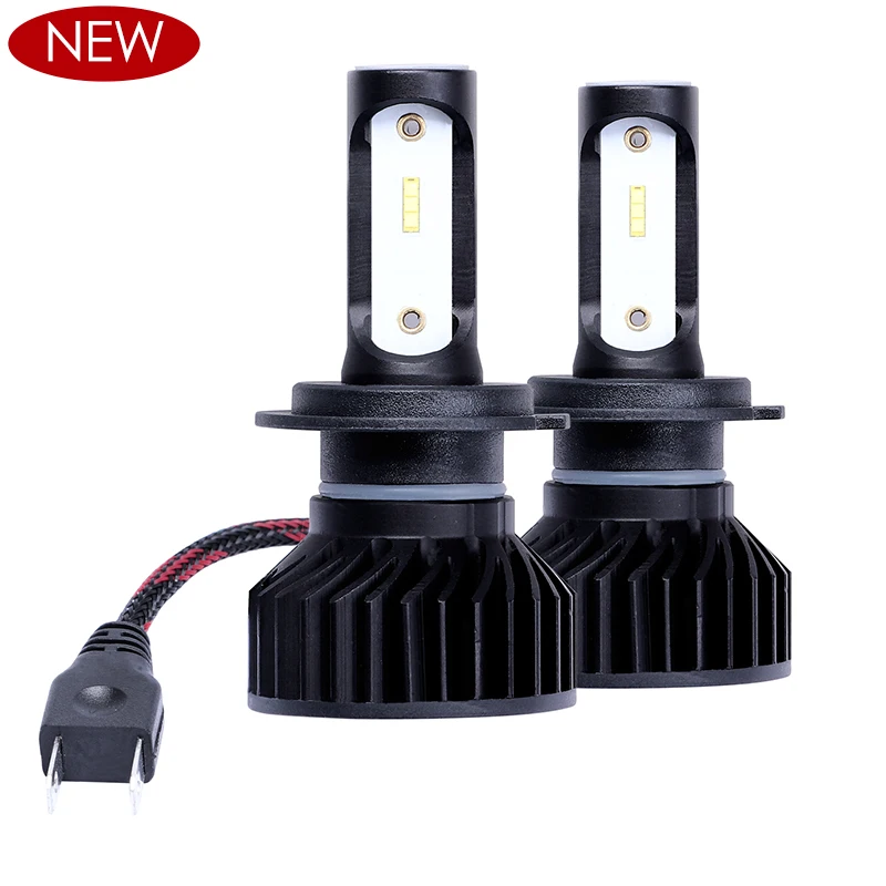 ZES супер светодиодный головной светильник H7 H4 H8 H11 светодиодные лампы мини Hb4 Hb3 9005 9006 H9 H10 12 В 24 В 6500 к белый турбо автомобильный светильник