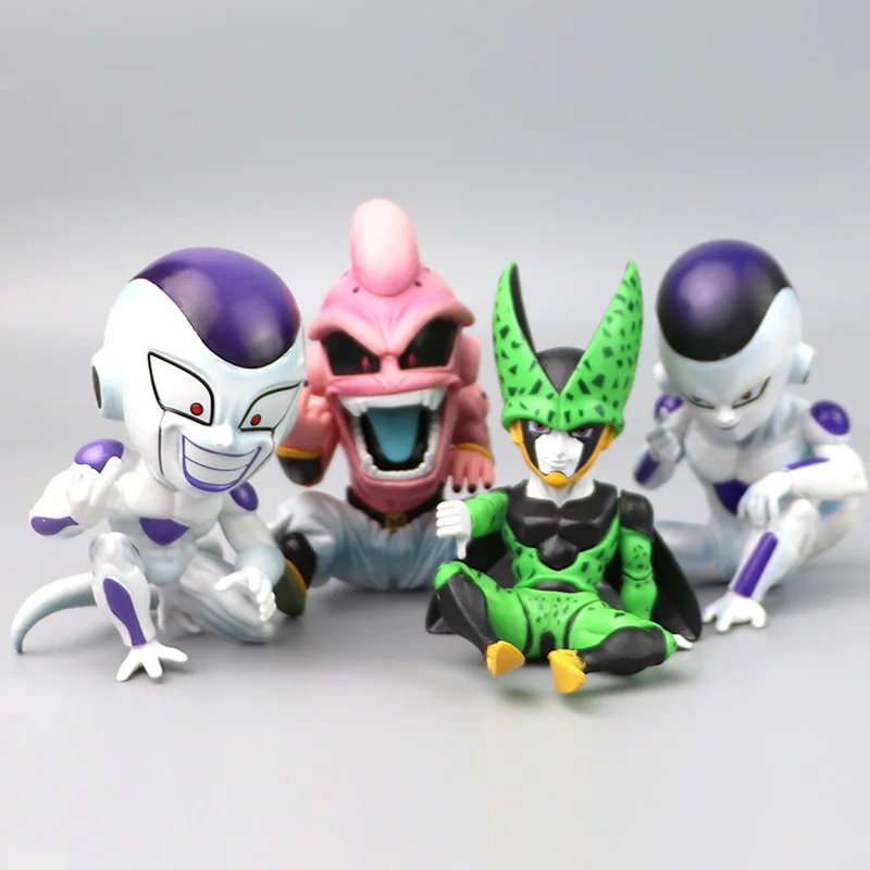 11 см 4 типа без коробки Dragon Ball экшн фигурка Majin Buu Frieza Majin Boo фигурка freeza ПВХ игрушки коллекция аниме модель