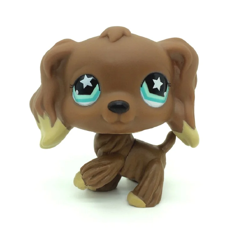 Littlest Pet Shop Cute Puppy RARE Cocker Spaniel  Hasbro Collection Dog Kid Toys 