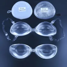 Высокое качество самоклеющиеся силиконовый бюстгальтер груди Stick гель прозрачный Бюстгальтеры Push Up Для женщин белье невидимый бюстгальтер Set3/4 A-D