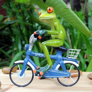 

11 Kinds of 3D Mini Resin Green Frog Figurine Cute Statue Craft Ornaments Home Decoration for Living Room Windowsill Garden New