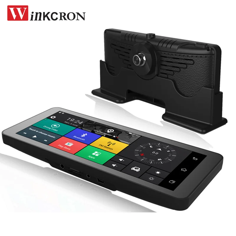 

4G Car GPS Navigation DVR Camera 7.0" Android Bluetooth ADAS Auto register FHD 1080P Dual Camera 150 degree lens Video Recorder