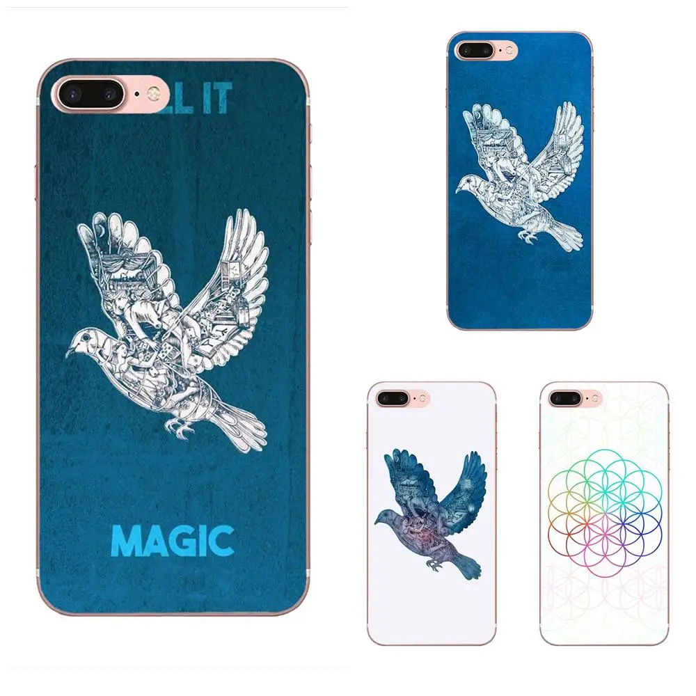 ТПУ узор Розовый призрак истории Coldplay прекрасный для Huawei P7 P8 P9 P10 P20 P30 Lite Mini Plus Pro Y9