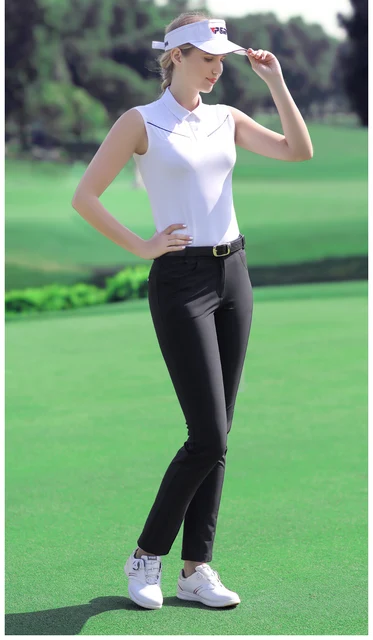 Golf Pants For women students ladies summer spring golfer clothing sports  wear slim breathable Polyester Solid color spandex - AliExpress