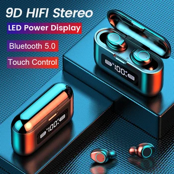 

TWS True Wireless Bluetooth earphone earbuds Sport headset Wireless earphones with microphone handsfree touch control for phone