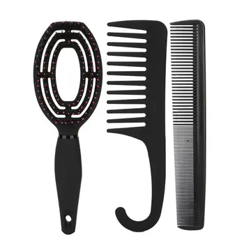 

Professional 3pcs Hair Styling Comb Anti-Static Mellow Teeth Scalp Massage Hairdressing Comb Set