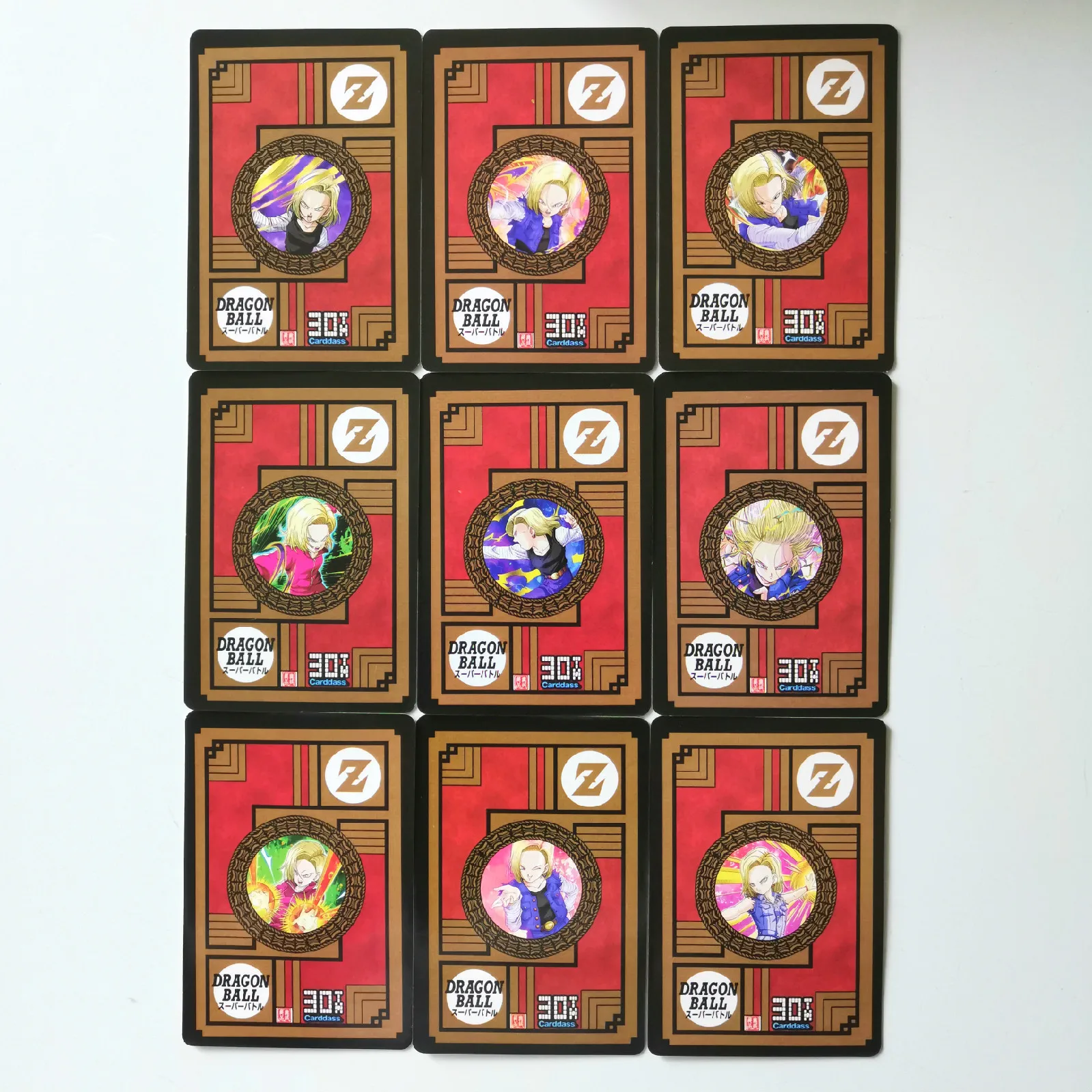 9 шт./компл. Android 18 супер Dragon Ball-Z Heroes Толстая флеш-карта битва Ultra Instinct Гоку Вегета игровая коллекция карт