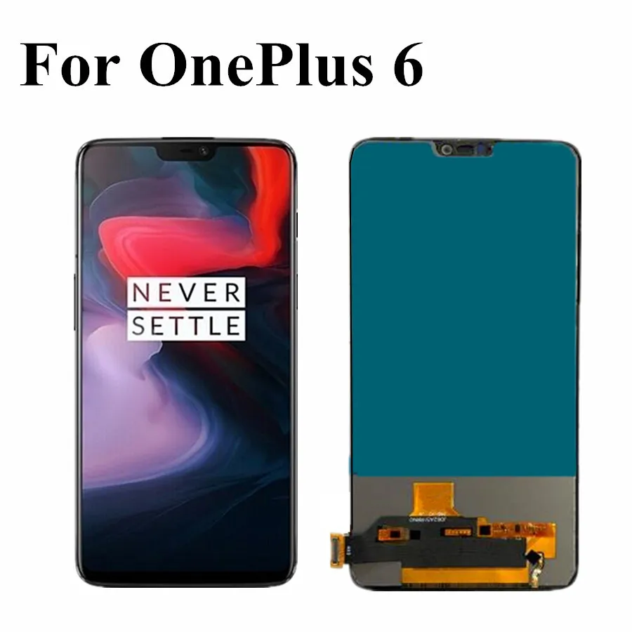 Tested Good TFT LCD For Oneplus 6 Display Touch Screen Digitizer Assembly 1+6 A6000 6.28&quotFor Oneplus6 Replacement | Мобильные