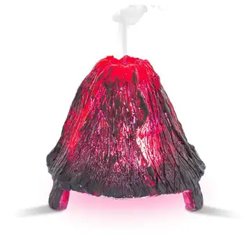 

Air Humidifier Mini Volcano Essential Oil Diffuser 90ml Capacity with Adjustable Mist Mode Waterless Auto Shut-off and 7 Color N