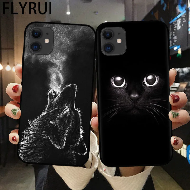 Крутые Мягкие силиконовые чехлы для iPhone XR X XS 11 Pro Max 8 7 6 6S Plus SE 2020 чехол телефона с