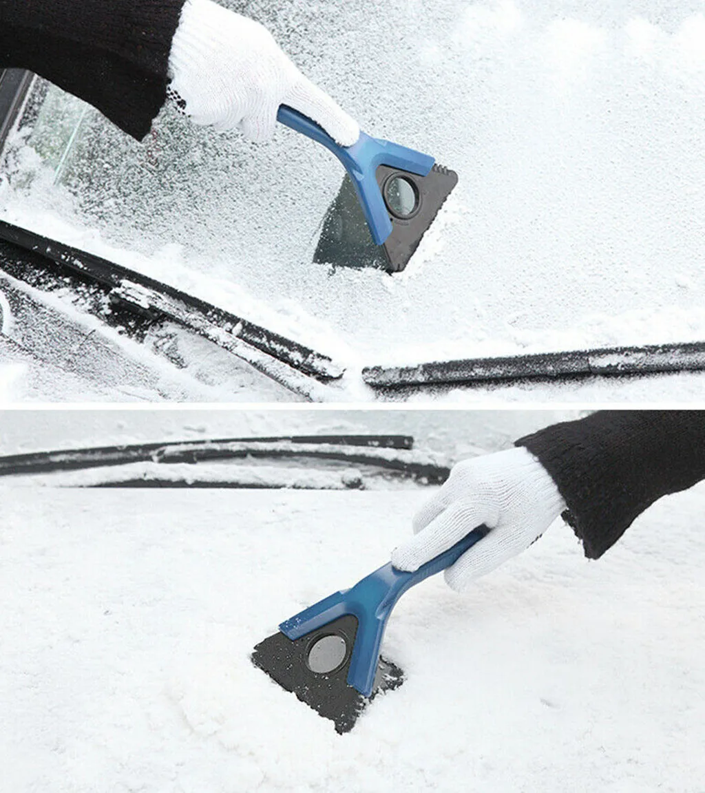 Прочный Снежный скребок для льда, лобовое стекло автомобиля, очистить от льда, инструмент для очистки окон, зимний инструмент для мытья автомобиля, аксессуары для удаления снега