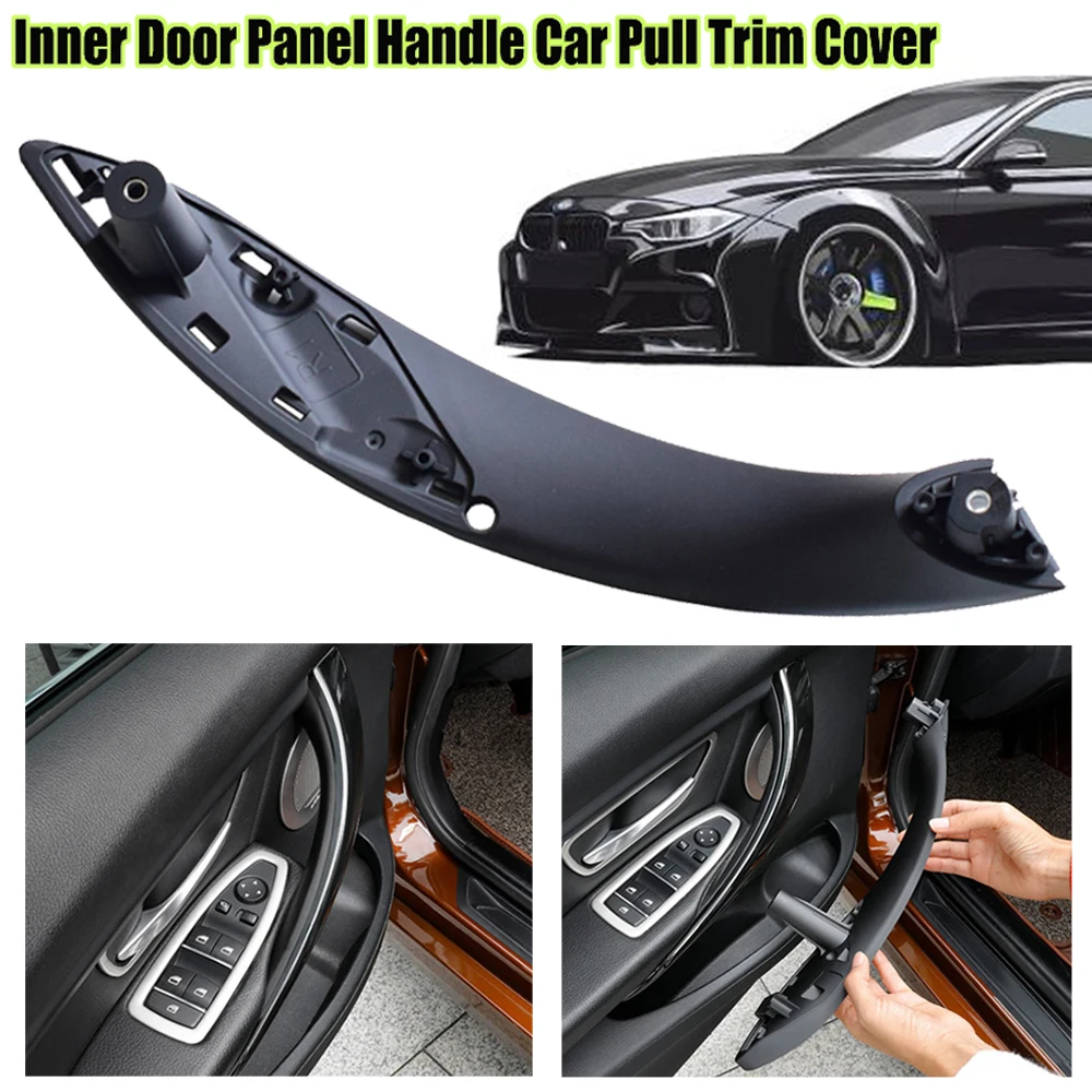 F30-Beige-Look-Black-Front-Rear-Car-Inner-Door-Handle-Door-Trim-Pull ...