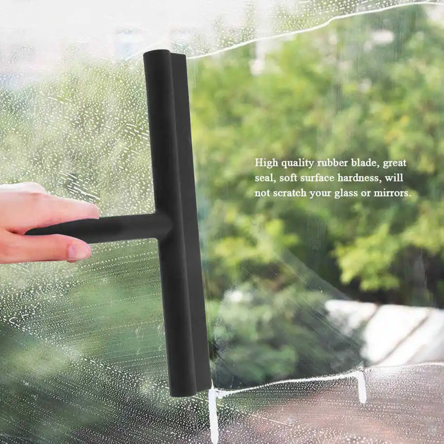 Window Glass Cleaning Brush Wiper Home Car Double Use Cleaner Scraper Bathroom Kitchen Squeegee | Дом и сад