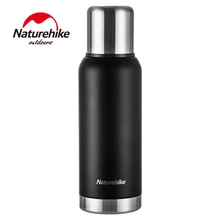 Naturehike открытый Вакуумная чашка 24 часа сохранение тепла 1000 мл большой емкости 304 нержавеющая сталь чашка для воды портативный