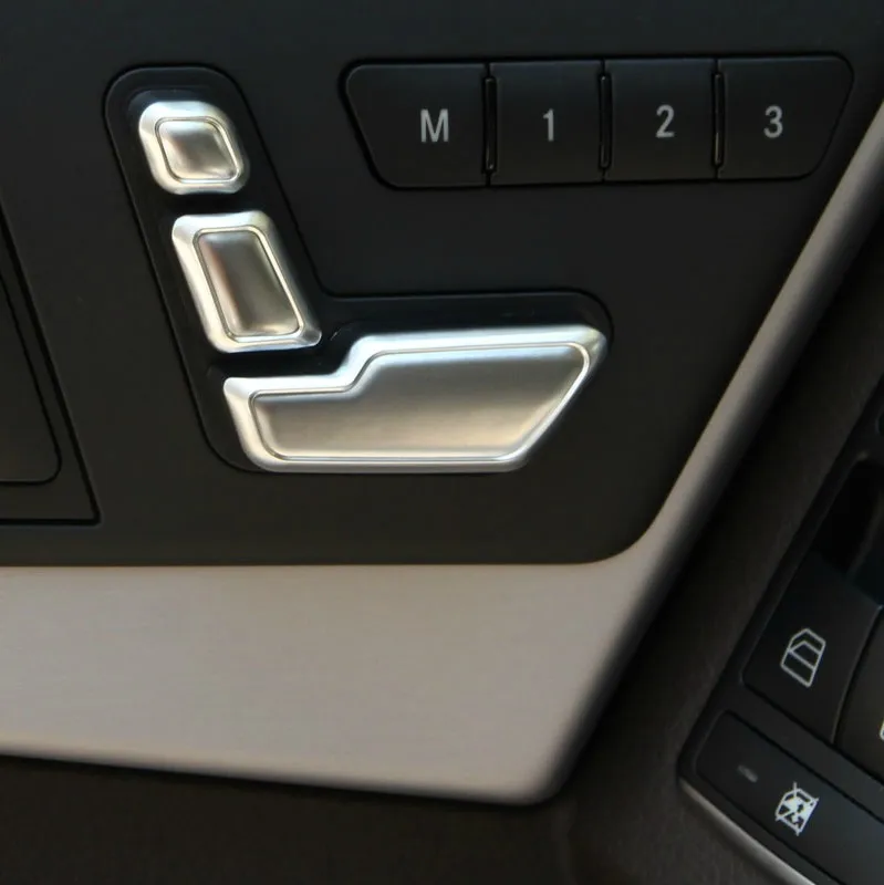 Areyourshop 6 шт. хромированный переключатель регулировки сиденья для Benz E Class W212 218 CLS X166 GL GLK переключатель с переднего сиденья автозапчасти