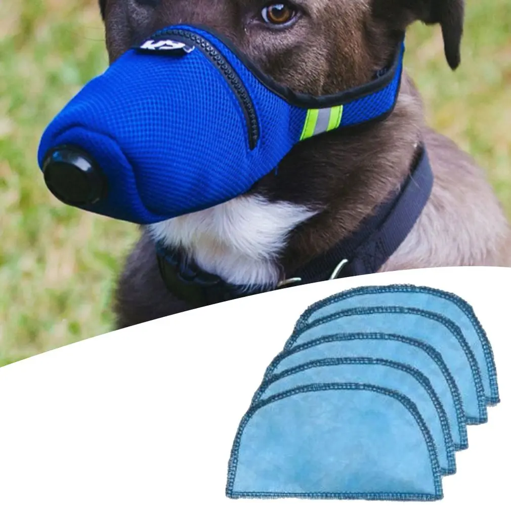 

Breathing Valve Protective Masks For Dogs Double-Layer Filtration Core Filters Fine Dust And Adsorbs Good Air Permeability