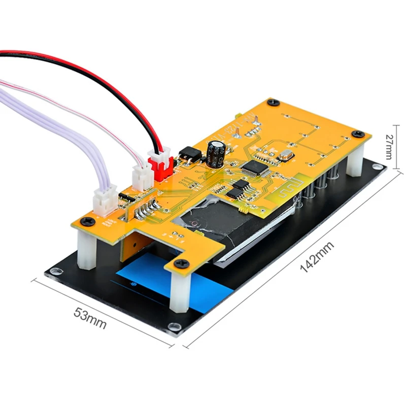 2,1 Bluetooth Автомобильный декодер, MP3 плеер, декодирующий модуль с USB Aux, сделай сам, для усилителей, доска для домашнего кинотеатра