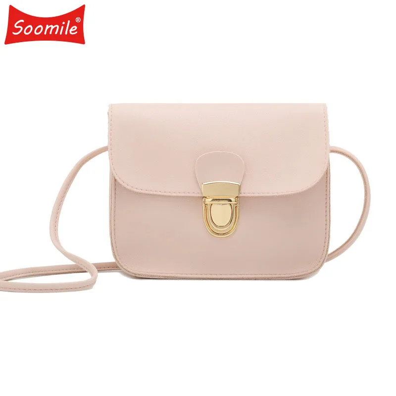 

2020 New women Small Shoulder Bags PU Leather Solid Color Mini Female Crossbody Bag Fashion Simple Lady Small Square Bag Purse