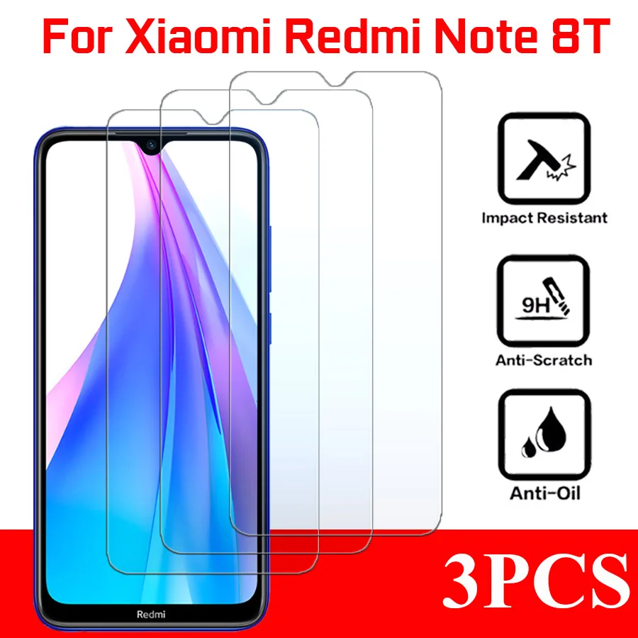 Защитное стекло для xiaomi redmi note 8 t закаленное Ksiomi remi t8 протектор экрана телефона
