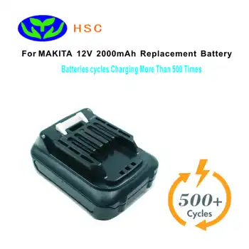 

2.0Ah 18650 battery pack MAK10.8B Lithium Battery 10.8V Replacement for makita 10.8v battery BL10151 197390-1 1973901