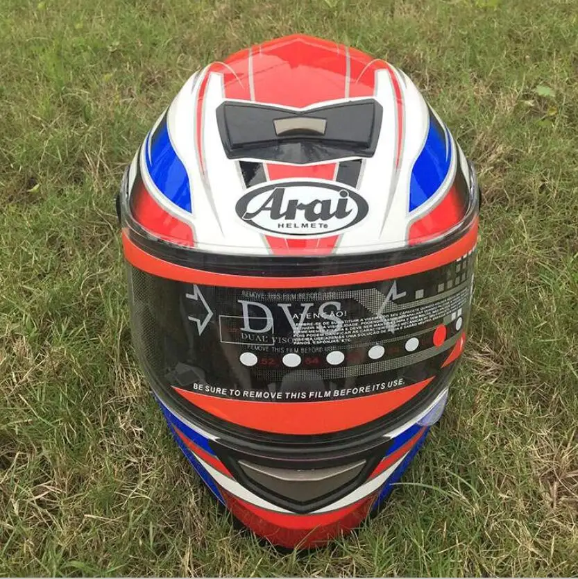 Защитные двойные очки, Полнолицевые Шлемы, мотоциклетный шлем с внутренним солнцезащитным козырьком, гоночный шлем