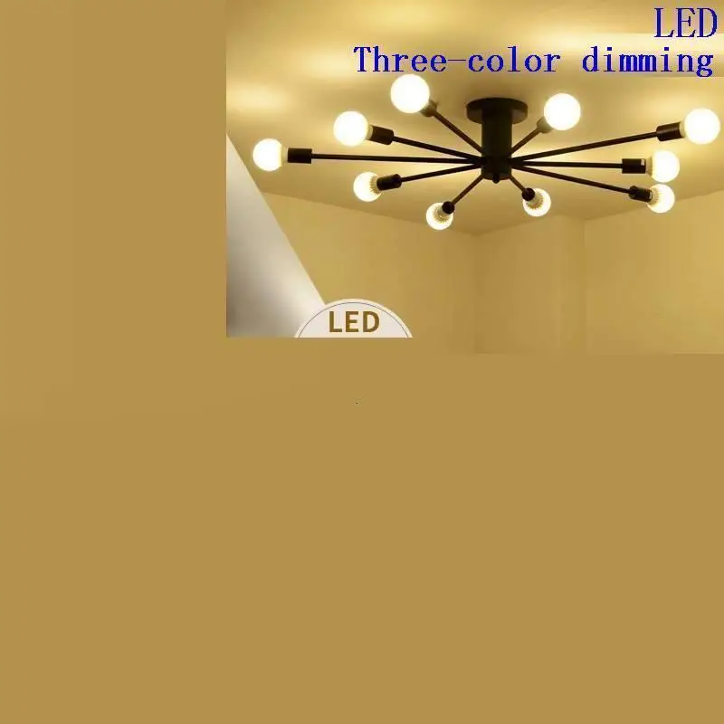 Plafon промышленный Декор потолок блеск де deckenleuchte светильник Гостиная lampara techo plafondlamp plafonnier потолочный светильник