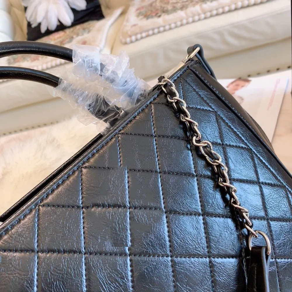 Women Bags Ladies Luxury Handbags Designer Black Red Shoulder Chain Large Shoulder Bags Tote Hand Bag Sewing Lattice Crossbody