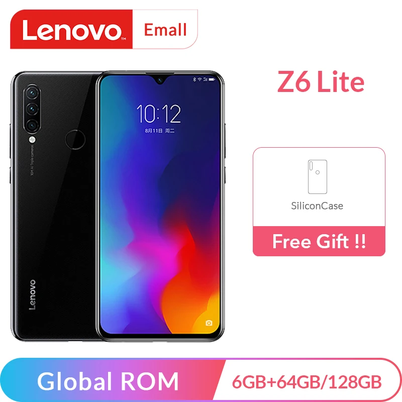 

Lenovo Z6 Lite Global ROM Snapdragon 710 Octa Core Smartphone 6.3" Screen 16MP Triple Cameras Z6 Youth Cellphone Quick Charge