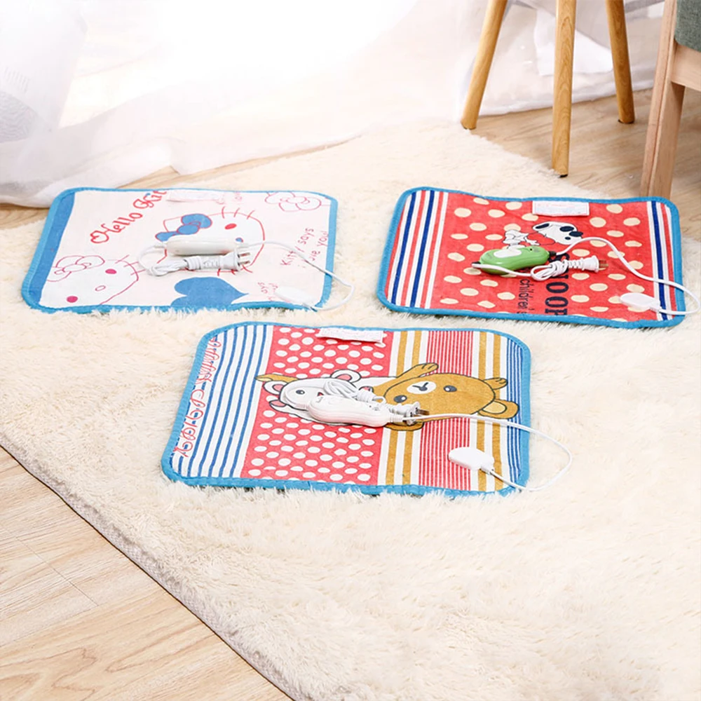 220V Cn Plug Pet Heating Pad Winter Warm Electric Blanket Adjustable Temperature Cushion For Dog Cat Bed Hamster Cage 40*40cm