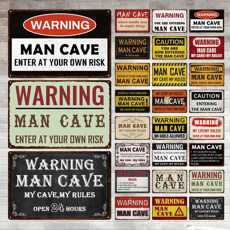 

Rule Warning Vintage Metal Poster Tin Sign Funny Warning My Rules Caution For Bar Pub Club Man Cave Game Room Wall Decor Poster