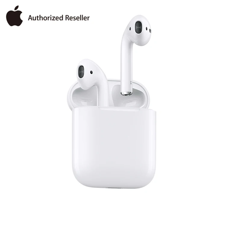 Абсолютно новые оригинальные беспроводные наушники Apple AirPods 1, оригинальные Bluetooth наушники A1523 A1722 для iPhone Xs Max XR 7 8 MacBook