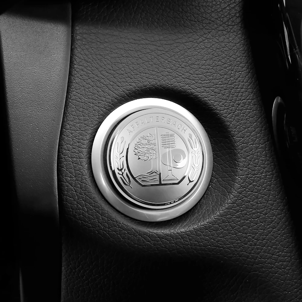 39mm Car Multimedia Buttons Sticker Start Stop Engine Button Cover Case Sticker For Mercedes Benz Amg Affalterbach Amg Sticker Automotive Interior Stickers Aliexpress