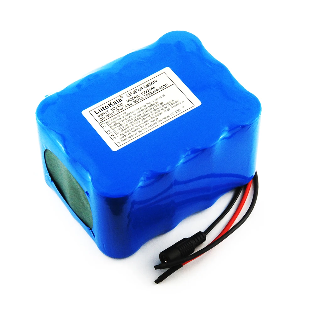 Liitokala 32700 Lifepo4 Bateria 4s3p 12.8v 21ah com 4s 20a Máximo 60a Equilibrada Bms para Barco Elétrico de Energia Ininterrupta - Image 5