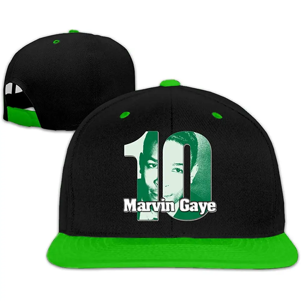 Marvin Gaye логотип музыкальной группы хип-хоп мягкая бейсбольная кепка белая Регулируемая простая шляпа