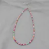99174-0ed2ef.jpg Collier ras du cou Simple en perles de rocaille pour femmes, Collier de bohème coloré fait à la main, cadeau de bijoux