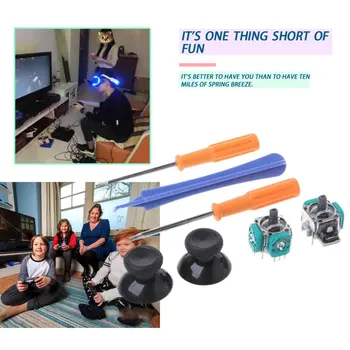 

Original/OEM 3D Analog Joystick Sensor Module Caps For XBOXONEReplacement + Screwdriver Open Tool For PS4 Controller