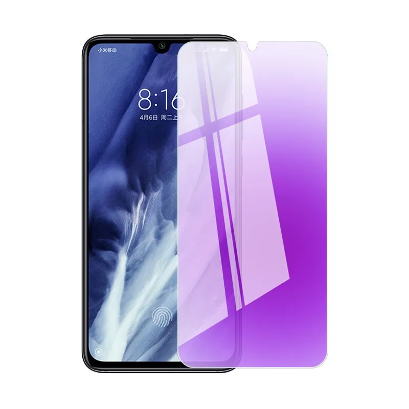 

Tempered Glass For Xiaomi Mi A3 Glass Full Cover Anti Blue-ray Matte Screen Protector Purple Light Frosted Mi A3 Protective Film