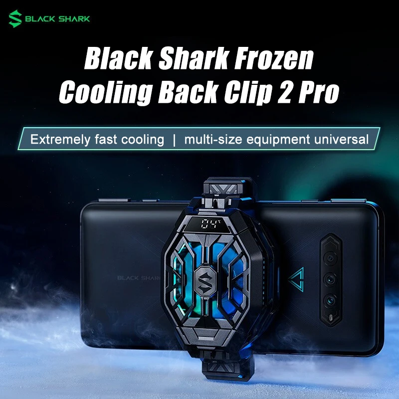 New Original Black Shark Cooler With Temperature Display For Black Shark 4 3 2 Pro FunCooler Pro 2 For iPhone 12 Redmi K40 Pro