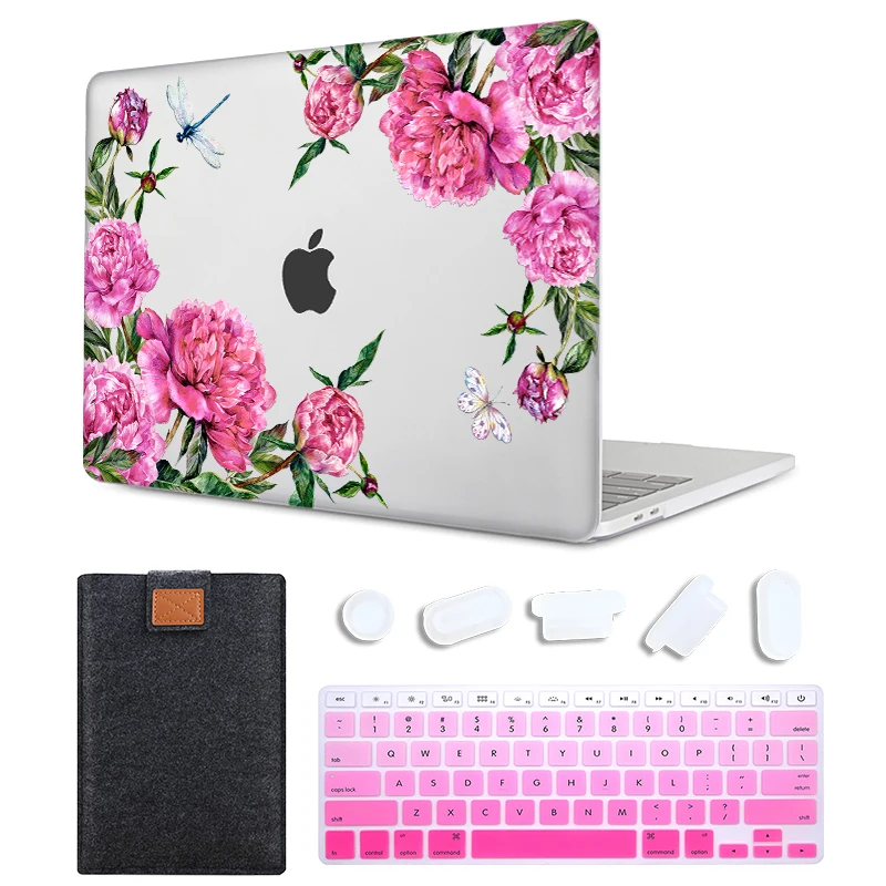 MB07 MTT чехол для Macbook Air Pro retina 11 12 13 15 дюймов с сенсорной панелью пластиковый жесткий Чехол 13,3 ''15,4'' сумка для ноутбука+ чехол для клавиатуры - Цвет: MB07