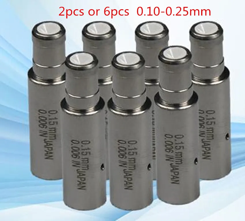 

6pcs Drilling EDM Machine OD8x30mmL Guide Z140D 0.1- 0.25mm Tube Guide White Ceramic Guide Drill Guide diamond nozzle