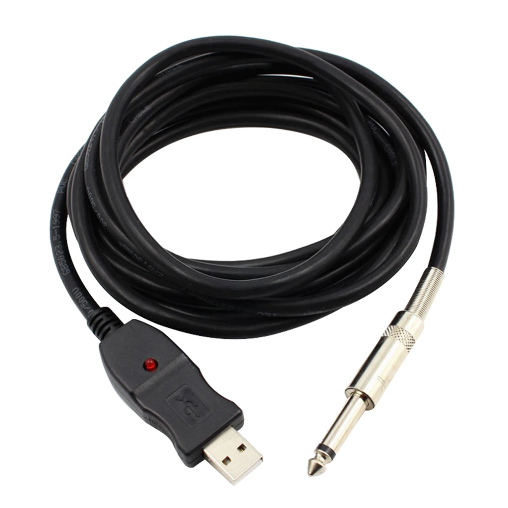 Usb Gitar Kabel Antarmuka USB untuk 6 