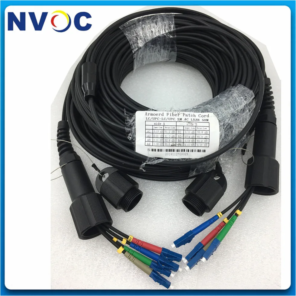 4 ядра 10 м 25 30 50 70 80 SM G657A1 LSZH 1 шт. волоконный Перемычка PDLC/UPC(4 ядра) 4C LC/SC/FC/STUPC
