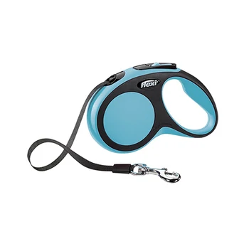 

FLEXI FLEXI COMFORT TAPE - Flexi-belt leash for animals roulette, 5 m in size S, blue